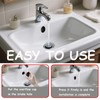 2 Pack Sink Overflow Cover Basin Trim Copper Bathroom Sink