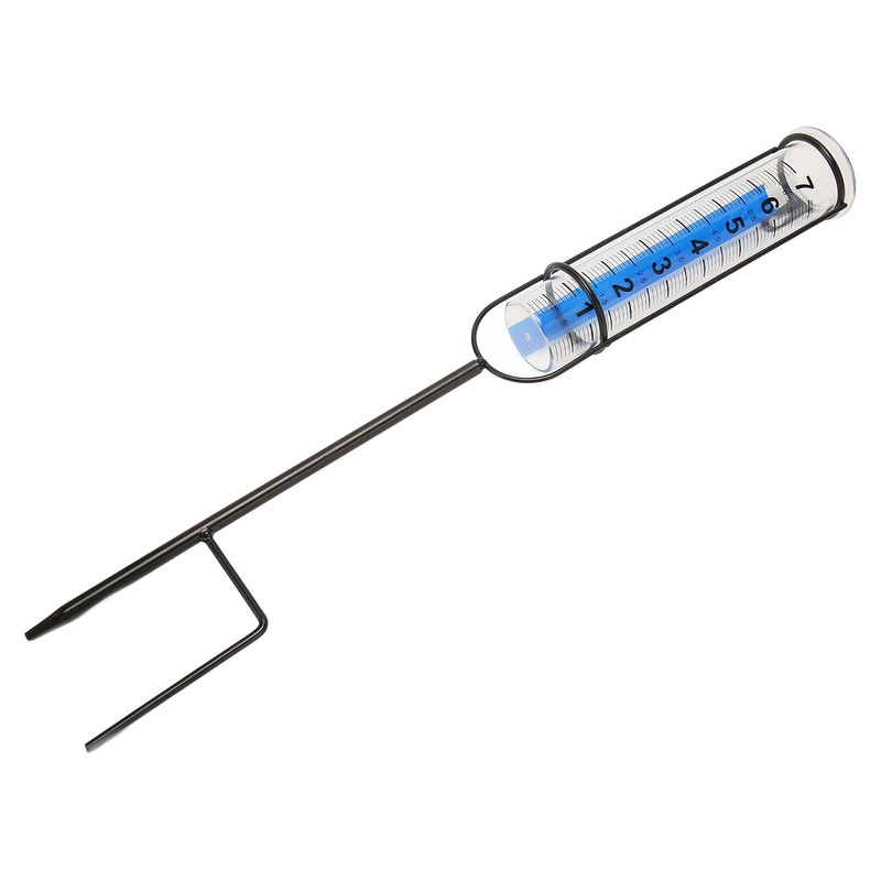Rain Gauge 7 Inch Capacity Detachable Rain Measuring Gauge with