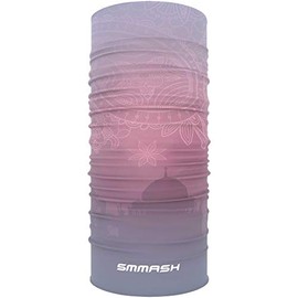 SMMASH Printed Multifunctional Scarf for Cycling Running Outdoor Training Mouth Guard Bandana Neck Warmer for Women Men Made in EU