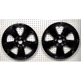 Pacific Rim and Trim (2) Gloss Black 17" Wheel Liner/Hubcap/W