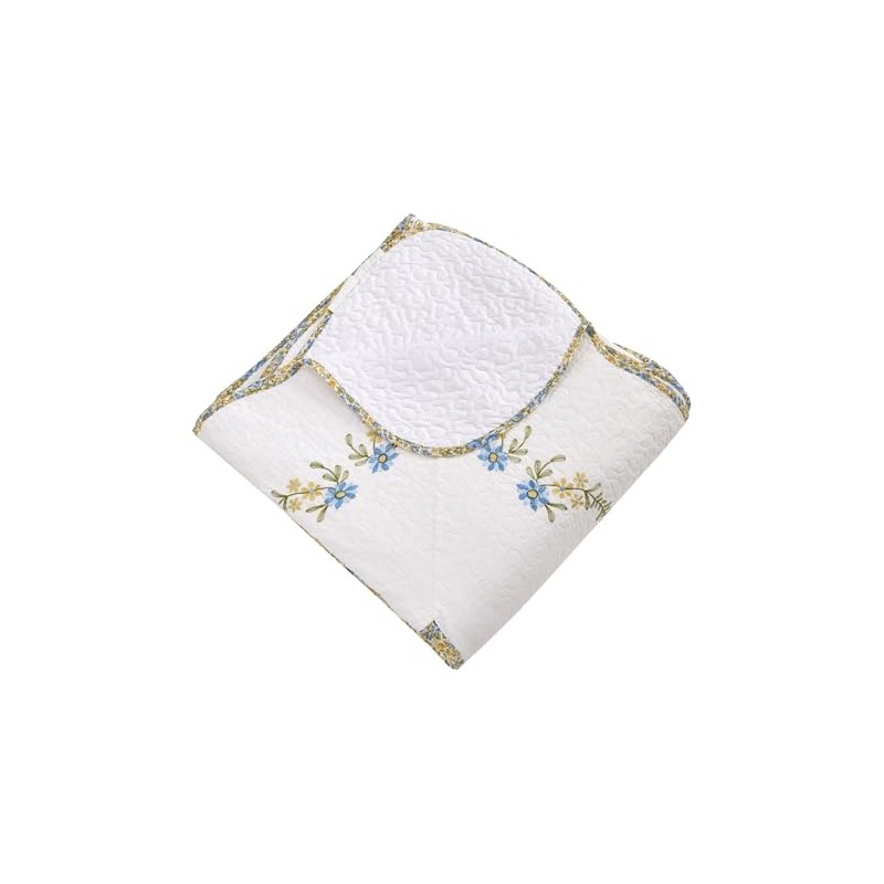 MODERN HEIRLOOM Heather Embroidered Bedspread - Lightweight Breathable All Seasons