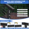 PLANTOP 6'6'' Stainless Steel Rectangular Handrail, Cuttable Cable Railing Handrails