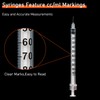 20 Pack 1ml 31Gx6mm Plastic Multiple Uses Measuring Tools, Individually