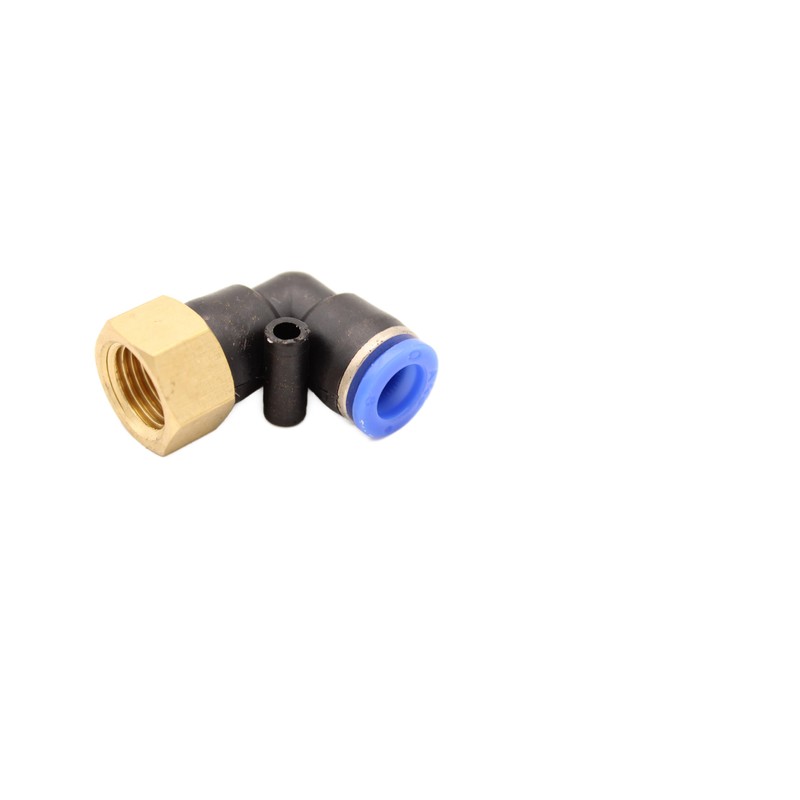 Pneumatic Angle Plug Fitting 90° with Internal Thread 1/4 Inch