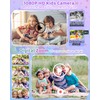 Instant Print Camera for Kids with 3 Rolls of Printer