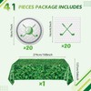 Golf Party Plates Napkins Tablecloth- 41PCS Golf Party Supplies Golf