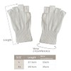 Edenswear Zinc Filled Fiber Adult Eczema Atopic Fingerless Gloves (L)