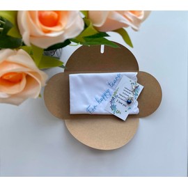 MKISHINE Greeting cards Mother of the Groom Gifts from Bride Future Mother in Law Gifts from Daughter in Law Wedding Day Embroidered Wedding Handkerchief Bridal Handkerchief Blue Hankerchief Bridal