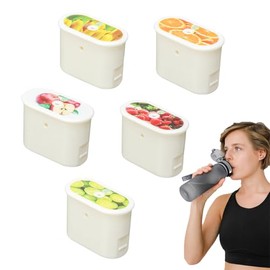 5 PCS Flavour Pods, Air Water Bottle Flavour Pods Scented, 0 Sugar 0 Calorie Fruity Air Flavor up Pod Compatible with Fychuo Air Water up Bottle Water Cup Scented Starter (Fruit)