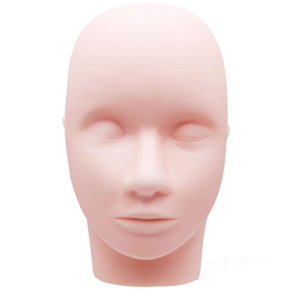 manalulu Mannequin Head, Soft, For Practice, Training, Makeup, Extension, Beauty