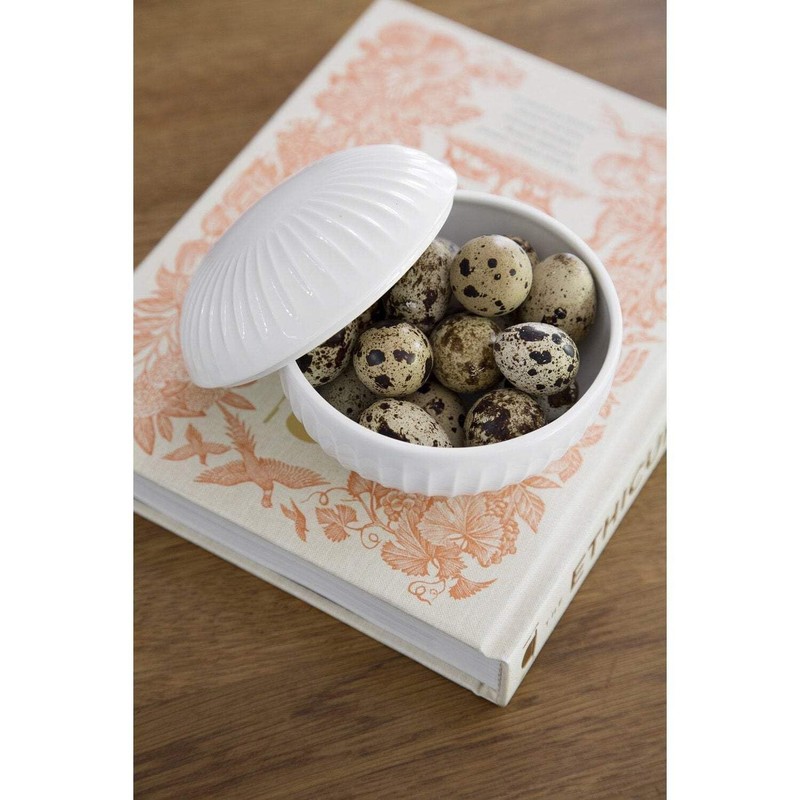 Kähler Hammershøi Christmas Decoration Diameter 12 cm Handmade White