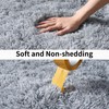 Ailyei Soft Runner Rugs for Bedroom Hallways, 2x6 Grey Fluffy
