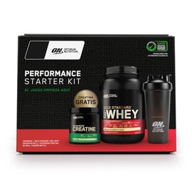 ON Starter Kit - Proteína ON Whey 2 lb vainilla + Creatina 300g + Shaker | Incluye Shaker