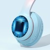 Bluetooth Headphone Heavy Bass Noise Cancelling Foldable Gradient Color Wireless