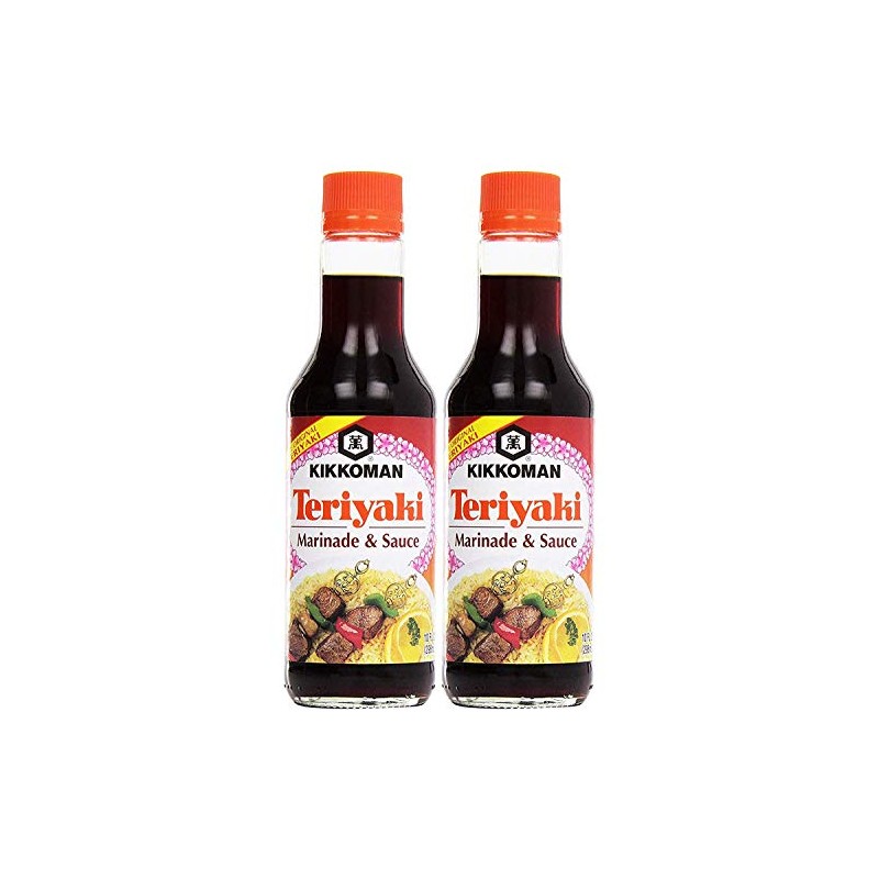 Kikkoman Marinade & Sauce Teriyaki, 10oz (Pack of 2, Total