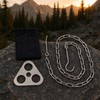 Folding Stainless Steel Tripod, Portable Camping Pot Hanger for Cooking