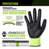 AWP High Visibility ANSI A5 Cut Resistant Coated Work Gloves