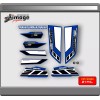 IG Yamaha Banshee full graphics kit  Blue