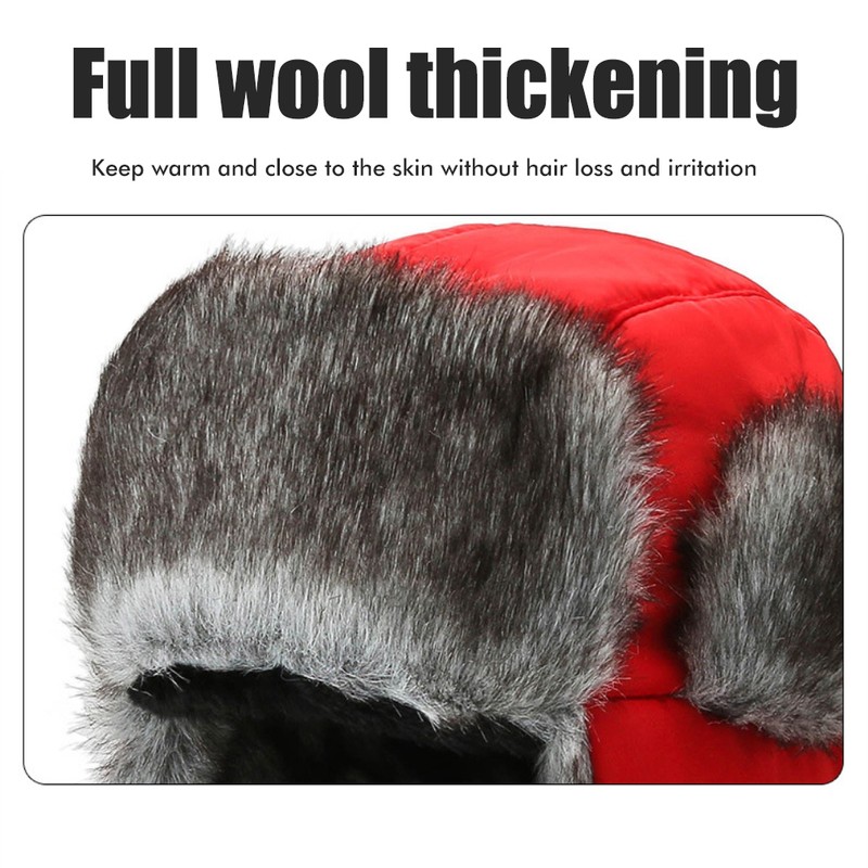 Winter Warm Hat Fleece Winter Hat Windproof Head Warmer for