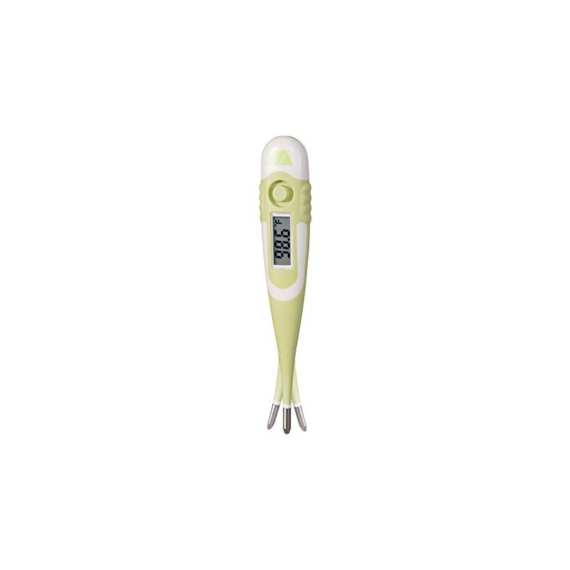 Mabis 265358 9 Second Waterproof Thermometer, Flexible Tip