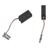 vhbw 2 x Carbon Brush Motor Carbon Abrasive Carbon 6.3