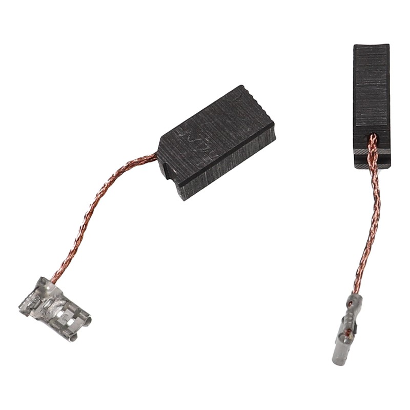 vhbw 2 x Carbon Brush Motor Carbon Abrasive Carbon 6.3