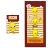 Chicken Ramen Face Towel, Approx. 13.4 x 29.5 inches (34 x 75 cm), Chick Design, Border Pattern, Cotton