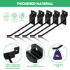 Yauhar 100Pcs Heavy Duty Slat Wall Display Hooks Bulk Set,