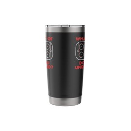 Ice Hockey Vintage Rink What Part Of Don't You Understand? Stainless Steel Insulated Tumbler
