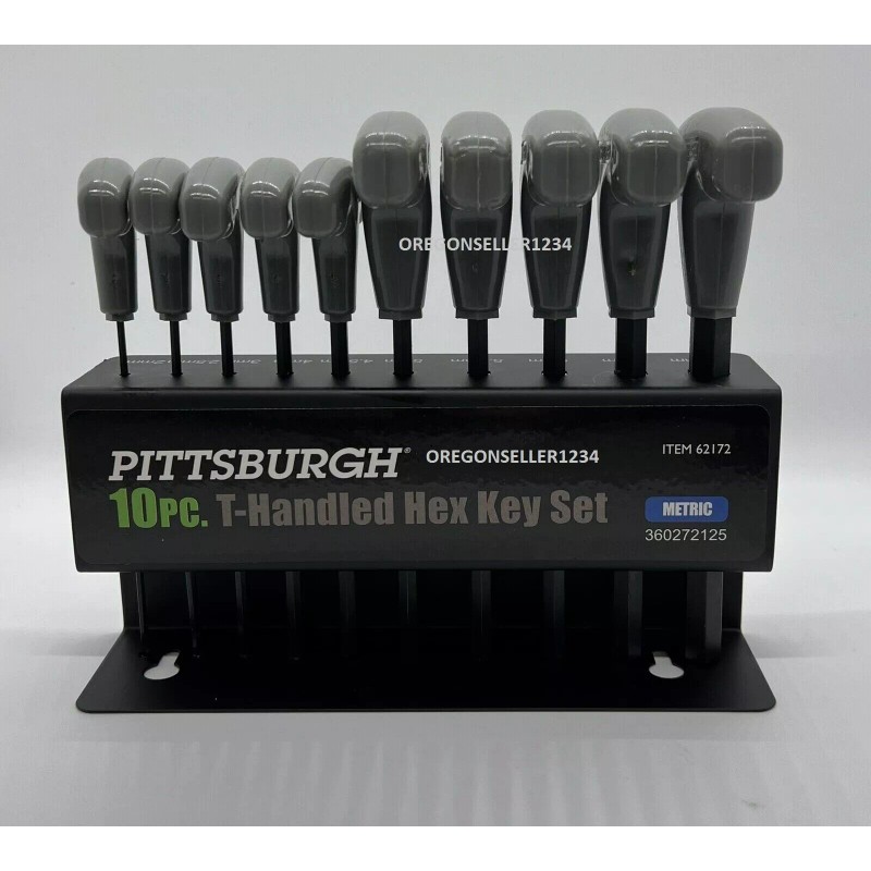 Pittsburgh BRAND NEW 20 PC ALLEN T HANDLE WRENCH METRIC