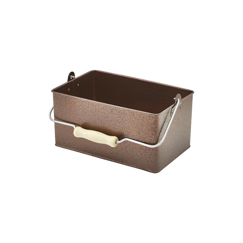 Genware Table Caddy Antique Copper 24.5 x 15.5 x 12.5cm,
