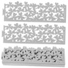 LABRIMP 50pcs Hollow Out Napkin Elegant Paper Napkin Holders for
