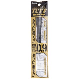 ぺんてる パック入りシャープペンシル タフ 0.9mm ブラック軸 XQE9-A