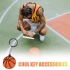 10 pieces basketball keyring, basketball keychain, basketball connection chain key