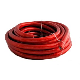 IMC Audio 8 Gauge CCA Power Red Wire Cable (100ft Red) Battery Cable Wire, Automotive, Car Audio Speaker Home Stereo System, RV Trailer, Amp Wiring 8 Guage Power Wire Cable for Car Audio