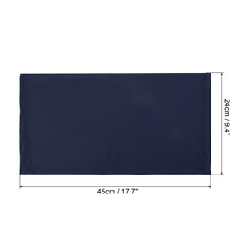 PATIKIL Neck Gaiter, 4 Pack Breathable Cooling Face Cover Scarf for Men and Women Sun Protection Outdoor Face Neck Cover for Cycling Running, Navy Blue