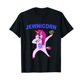 Jewnicorn Shirt | Funny Hanukkah Tshirt | Hanukkah Pajamas T-Shirt