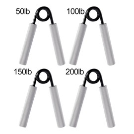 Handtrainer Unterarmtrainer, Metall Griffkraft Trainer Handgelenk Trainer, Handtrainer Fingertrainer, Griffkraft Trainers Trainingsset, 4er-Pack 50-200LB, Handgelenk Trainers