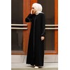 istanbul styles Women's Abaya Long Sleeve Open Quarry Floor Length