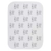 Azeeda 'Eat the Schedule' Baby Burp/Wash Cloth (BC00033101)