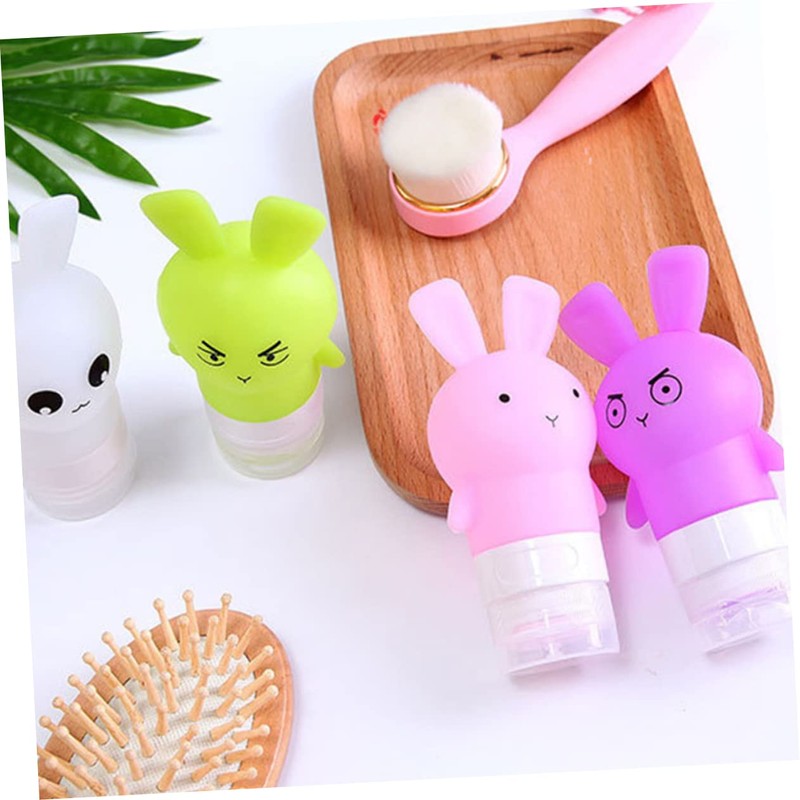 IWOWHERO 3pcs Leak Shampoo Bottle Travel Toiletries Bottles Lotion Squeeze