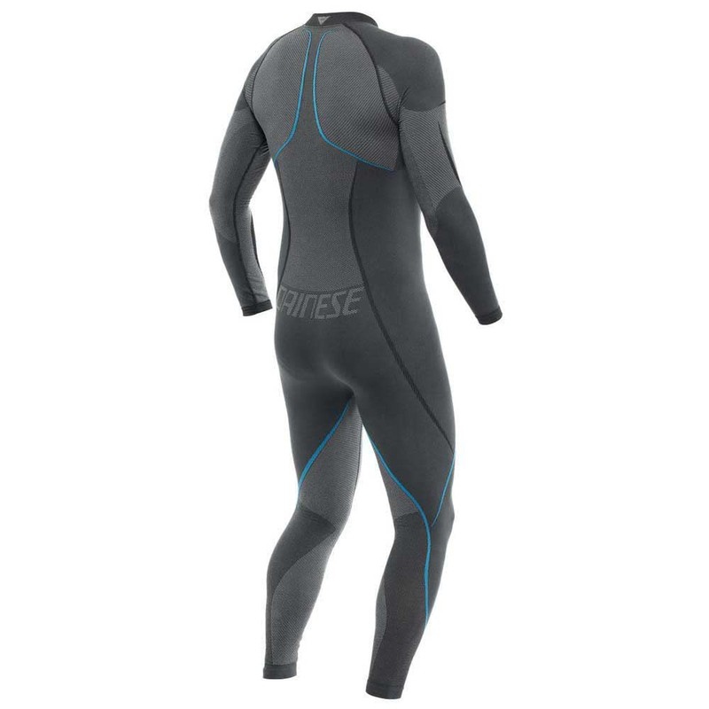 Dainese Dry Suit, Motorcycle Undersuit, Breathable, Men, Black/Blue, M