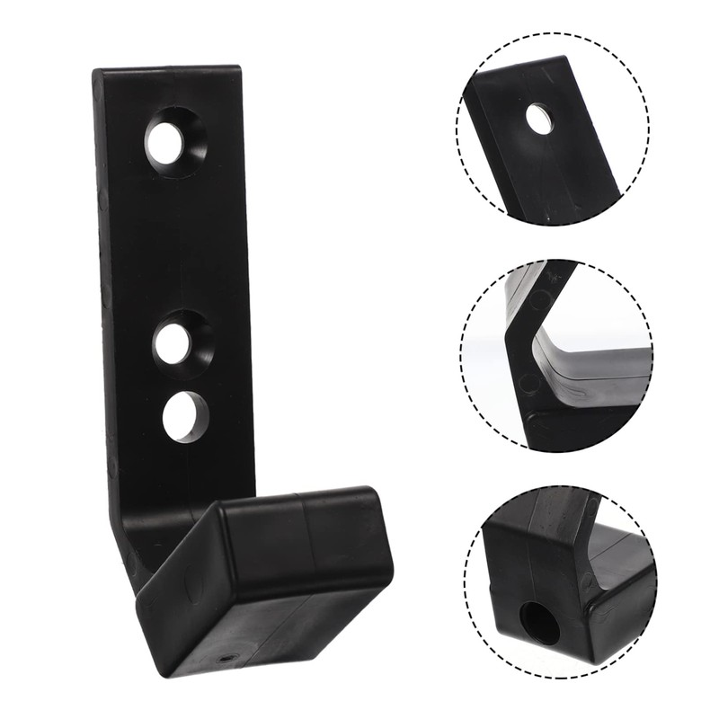 Kisangel 2Pcs Professional Barbell Mounted Storage for Dumbbells Space Saving