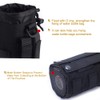 Upgraded Sports Water Bottles Pouch Bag, Tactical Drawstring Molle Water