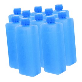 Tofficu 10pcs Reusable Ice Packs for Coolers Freezer Blocks for Enhanced Cooling for Air Conditioners Home Office Camping and Outdoor Use