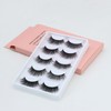 Angle Lucky 5 Pairs 3D Mink Eyelashes Faux Cross Fluffy