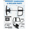 Quality Life Shed Door T-Handle Lock Latch Kit 4-3/4" Stem