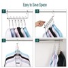 GEFTOL Metal Space Saving Hangers 12 Slots New Version Hanger