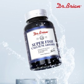 Dr. Brian Super Fish Fish Bone Calcium Absorb 2 Bottles (2-Month Supply) Polygamma-glutamic acid Vitamin D Vitamin K Manganese Bone calcium supplement / 닥터브라이언 슈퍼 피쉬 어골칼슘 앱솔브 2병 2개월분 폴리감마글루탐산 비타민D 비타민K 망간 뼈 칼슘제