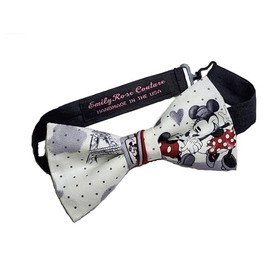 EmilyRose Couture Men's Movie Characters Bow Ties-Group 1 (Mickey in Love, Large (12 Year Olds to Adults))